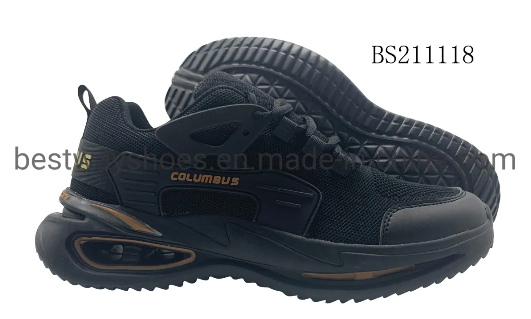 Fashion Men Cricket Sneaker with Rubber Outsole Athletic Basketball Footwear