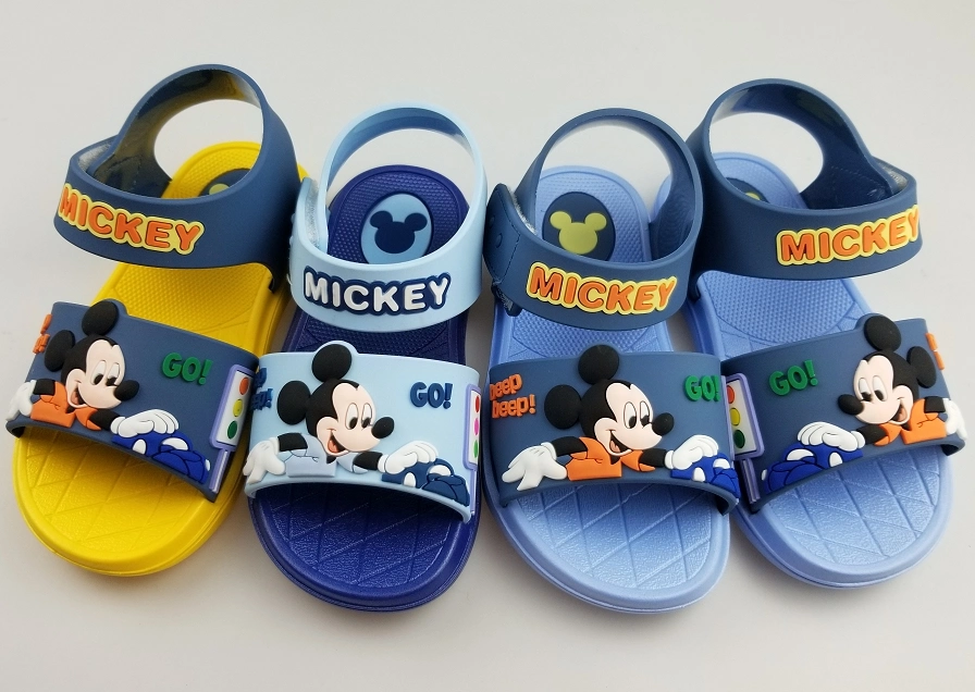 Cartoon Design Slippers Children Indoor Bathroom Slide Slipper Outdoor Beach Sandals for Kid