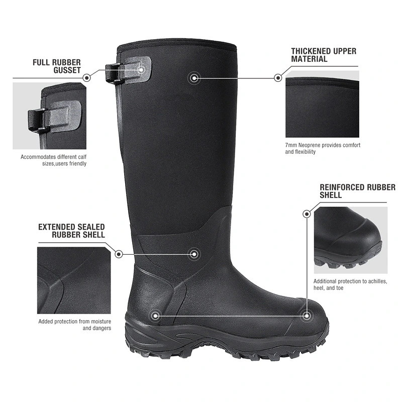 Light Weight Knee High Neoprene Insulated Hunting Boots