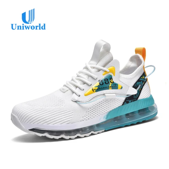 Uniworld ベトナム工場卸売新デザインレースアップカジュアルメンズランニング Chaussure スニーカースポーツシューズ男性用